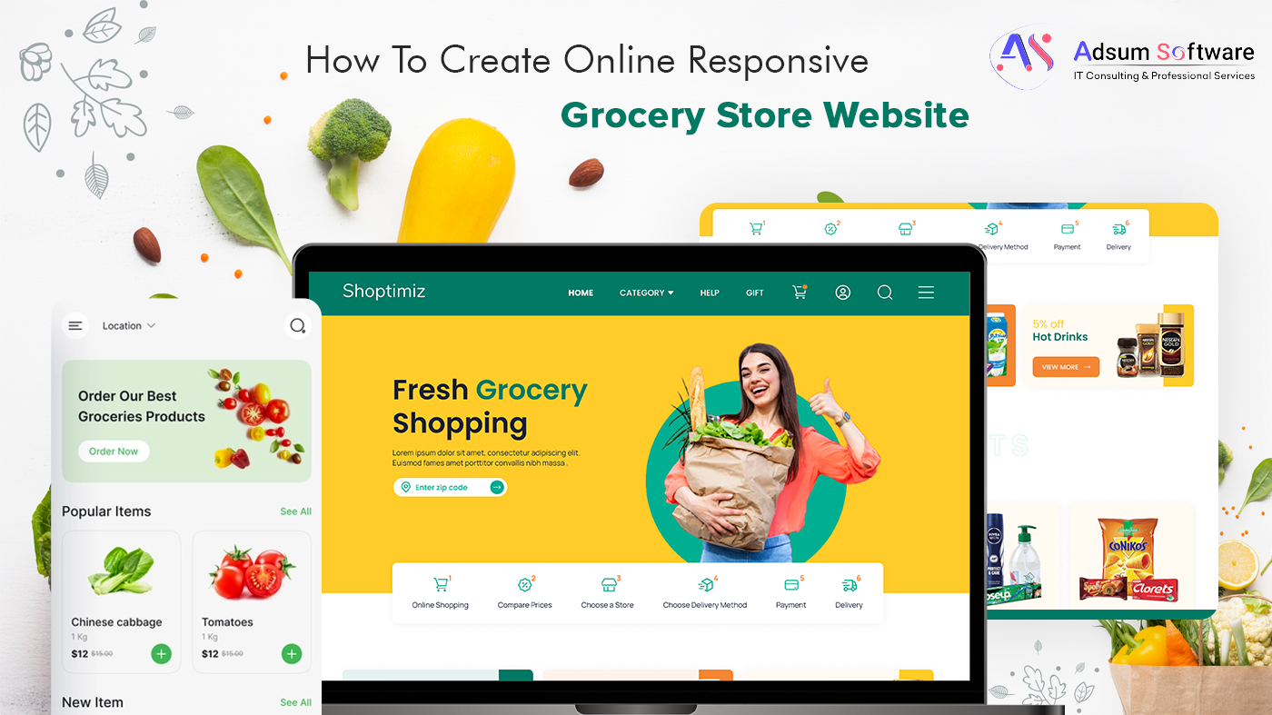 Grocery Responsive Website Development